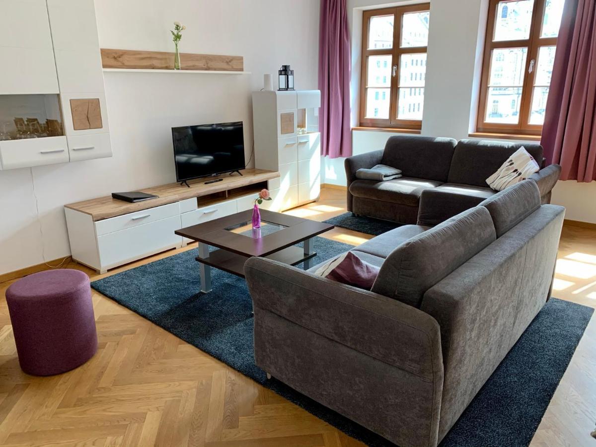 Familienapartment An Der Frauenkirche Dresda Esterno foto