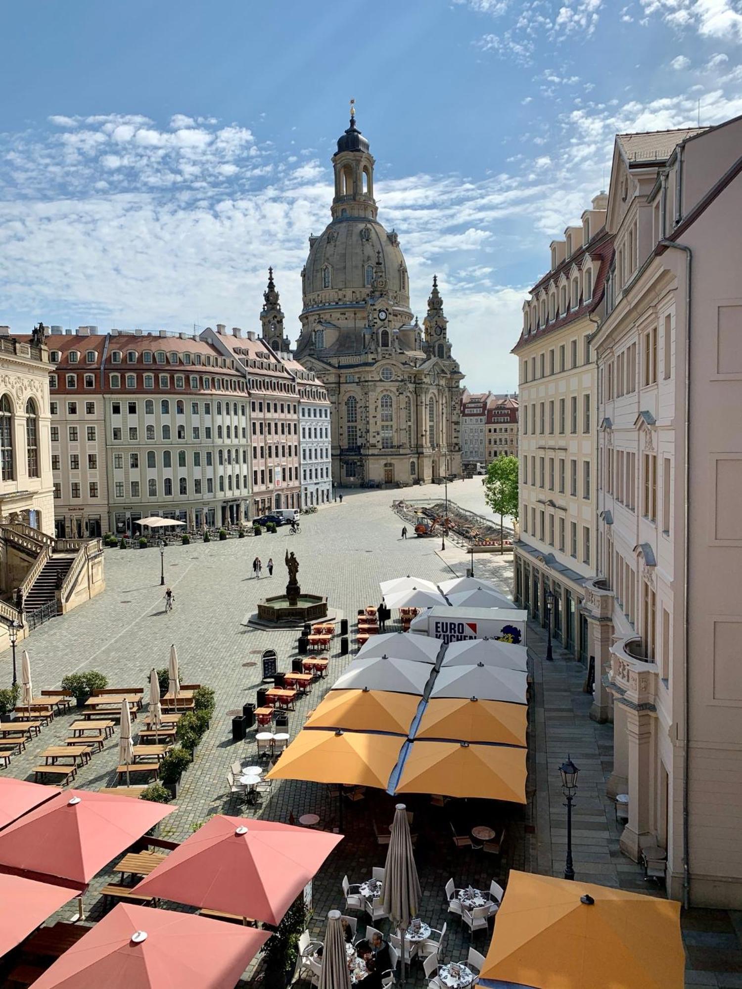 Familienapartment An Der Frauenkirche Dresda Esterno foto