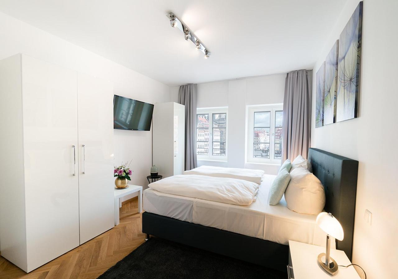 Familienapartment An Der Frauenkirche Dresda Esterno foto