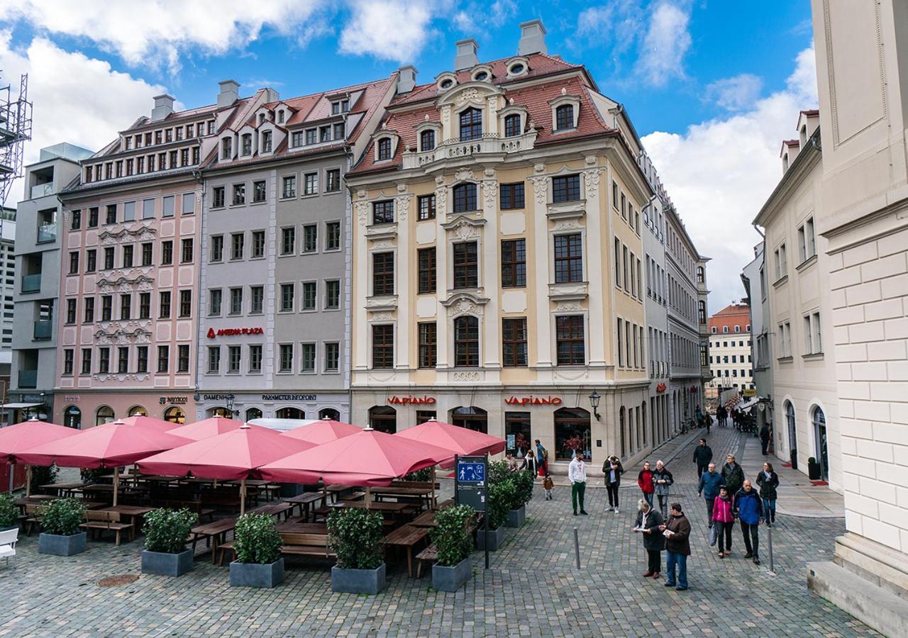 Familienapartment An Der Frauenkirche Dresda Esterno foto