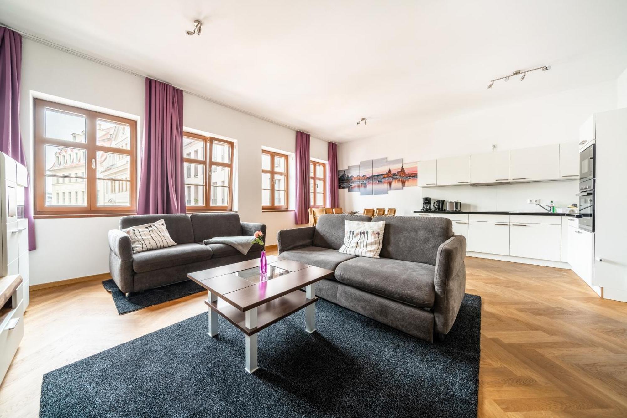 Familienapartment An Der Frauenkirche Dresda Esterno foto